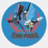 Justice_League_Team_Power_Classic_Round_Sticker_1 Justice League Team Power Classic Round Sticker