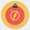 Justice_League_The_Flash_Holiday_Bauble_Classic_Round_Sticker_1 Justice League The Flash Holiday Bauble Classic Round Sticker