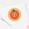 Justice_League_The_Flash_Holiday_Bauble_Classic_Round_Sticker_3 Justice League The Flash Holiday Bauble Classic Round Sticker