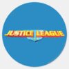 Justice_League_Thin_Name_and_Shield_Logo_Classic_Round_Sticker_1 Justice League Thin Name And Shield Logo Classic Round Sticker