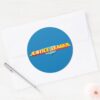 Justice_League_Thin_Name_and_Shield_Logo_Classic_Round_Sticker_3 Justice League Thin Name And Shield Logo Classic Round Sticker