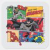 Justice_League__Save_the_Holidays!__Square_Sticker_1 Justice League Save The Holidays Square Sticker