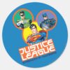 Justice_League__Strength_in_Numbers__Classic_Round_Sticker_1 Justice League Strength In Numbers Classic Round Sticker