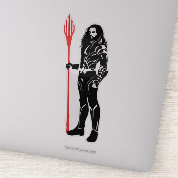 Justice_League___Aquaman_Pose_Noir_Pop_Art_Sticker_1 Justice League Aquaman Pose Noir Pop Art Sticker