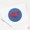Justice_League___Brush_&_Halftone_Superman_Symbol_Classic_Round_Sticker_3 Justice League Brush Halftone Superman Symbol Classic Round Sticker