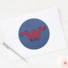 Justice_League___Brushed_Wonder_Woman_Symbol_Classic_Round_Sticker_3 Justice League Brushed Wonder Woman Symbol Classic Round Sticker