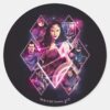 Justice_League___Diamond_Galactic_Group_Panels_Classic_Round_Sticker_1 Justice League Diamond Galactic Group Panels Classic Round Sticker