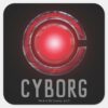 Justice_League___Glowing_Cyborg_Symbol_Square_Sticker_1 Justice League Glowing Cyborg Symbol Square Sticker