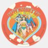 Justice_League___Happy_Mother's_Day_Classic_Round_Sticker_1 Justice League Happy Mothers Day Classic Round Sticker