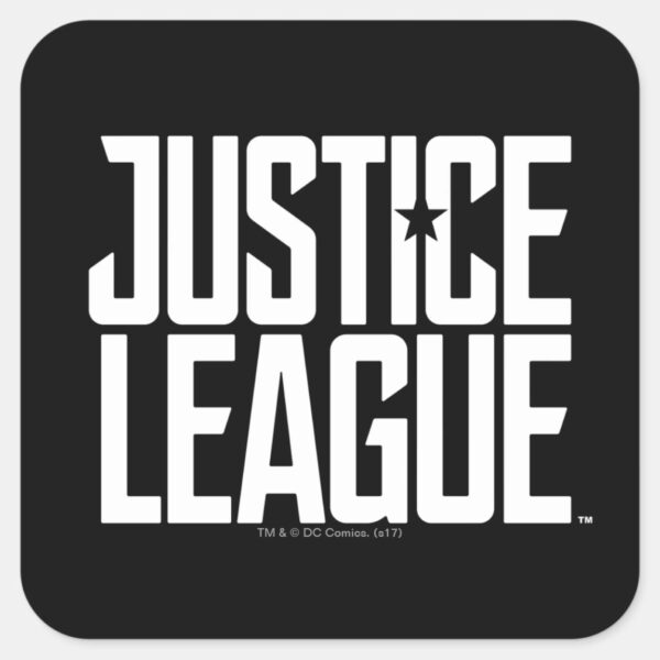 Justice_League___Justice_League_Logo_Square_Sticker_1 Justice League Justice League Logo Square Sticker
