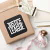 Justice_League___Justice_League_Logo_Square_Sticker_5 Justice League Justice League Logo Square Sticker