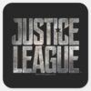 Justice_League___Justice_League_Metallic_Logo_Square_Sticker_1 Justice League Justice League Metallic Logo Square Sticker