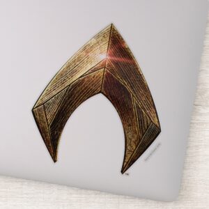 Justice League Metallic Aquaman Symbol Sticker