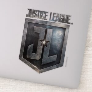 Justice League Metallic JL Shield Sticker