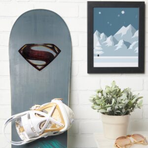 Justice League Metallic Superman Symbol Sticker