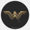 Justice_League___Metallic_Wonder_Woman_Symbol_Classic_Round_Sticker_1 Justice League Metallic Wonder Woman Symbol Classic Round Sticker