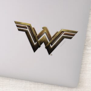 Justice League Metallic Wonder Woman Symbol Sticker