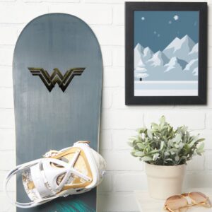 Justice League Metallic Wonder Woman Symbol Sticker