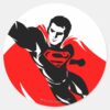 Justice_League___Superman_Flying_Noir_Pop_Art_Classic_Round_Sticker_1 Justice League Superman Flying Noir Pop Art Classic Round Sticker