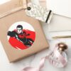 Justice_League___Superman_Flying_Noir_Pop_Art_Classic_Round_Sticker_5 Justice League Superman Flying Noir Pop Art Classic Round Sticker
