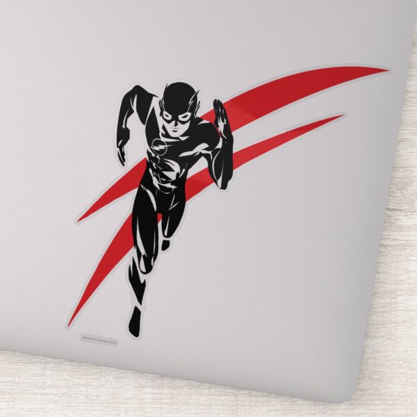Justice_League___The_Flash_Running_Noir_Pop_Art_Sticker_1 Justice League The Flash Running Noir Pop Art Sticker