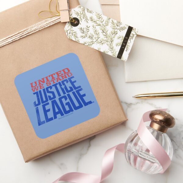 Justice_League___United_We_Stand_Graphic_Square_Sticker_5 Justice League United We Stand Graphic Square Sticker