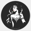 Justice_League___Wonder_Woman_Noir_Pop_Art_Classic_Round_Sticker_1 Justice League Wonder Woman Noir Pop Art Classic Round Sticker