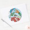 Justice_League_of_America_Group_3_Classic_Round_Sticker_3 Justice League Of America Group 3 Classic Round Sticker