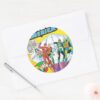 Justice_League_of_America_Issue_#4_-_May_Classic_Round_Sticker_3 Justice League Of America Issue 4 May Classic Round Sticker