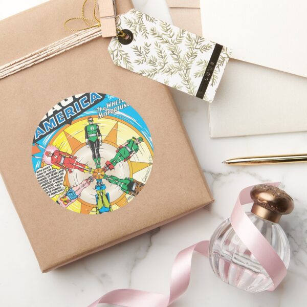 Justice_League_of_America_Issue_#6_-_Sept_Classic_Round_Sticker_5 Justice League Of America Issue 6 Sept Classic Round Sticker