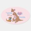 Kanga_&_Roo___Mother_Quote_Oval_Sticker_1 Kanga Roo Mother Quote Oval Sticker