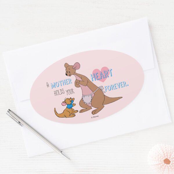 Kanga_&_Roo___Mother_Quote_Oval_Sticker_3 Kanga Roo Mother Quote Oval Sticker