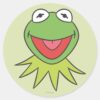 Kermit_the_Frog_Cartoon_Head_Classic_Round_Sticker_1 Kermit The Frog Cartoon Head Classic Round Sticker