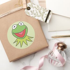 Kermit The Frog Cartoon Head Classic Round Sticker