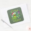 Kermit_the_Frog___Green_Christmas_Square_Sticker_3 Kermit The Frog Green Christmas Square Sticker