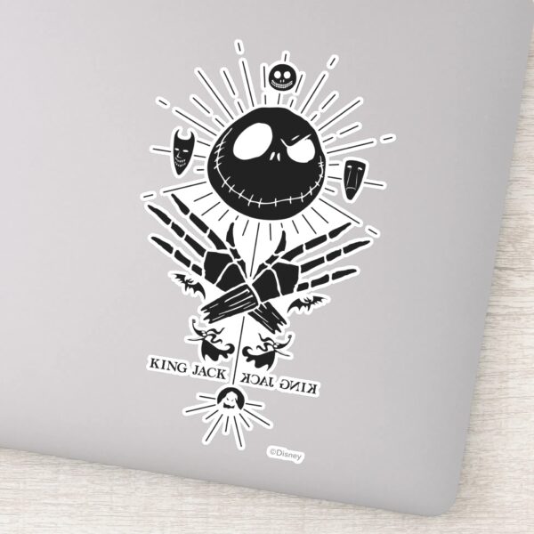 King_Jack_Skellington_Vintage_Tarot_Graphic_Sticker_9 King Jack Skellington Vintage Tarot Graphic Sticker