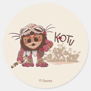 Kotu The Kakamora Classic Round Sticker