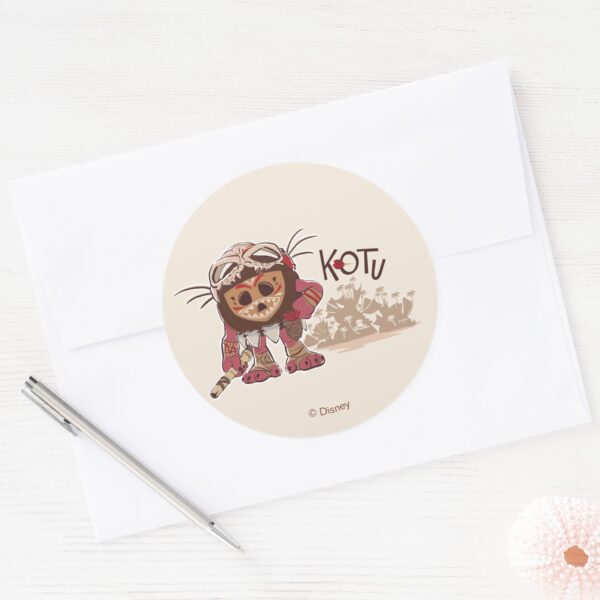 Kotu_the_Kakamora_Classic_Round_Sticker_3 Kotu The Kakamora Classic Round Sticker