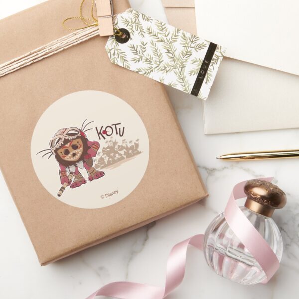 Kotu_the_Kakamora_Classic_Round_Sticker_5 Kotu The Kakamora Classic Round Sticker