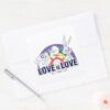 LOONEY_TUNES™_-_Love_Is_Love_Square_Sticker_3 LOONEY TUNES™ Love Is Love Square Sticker