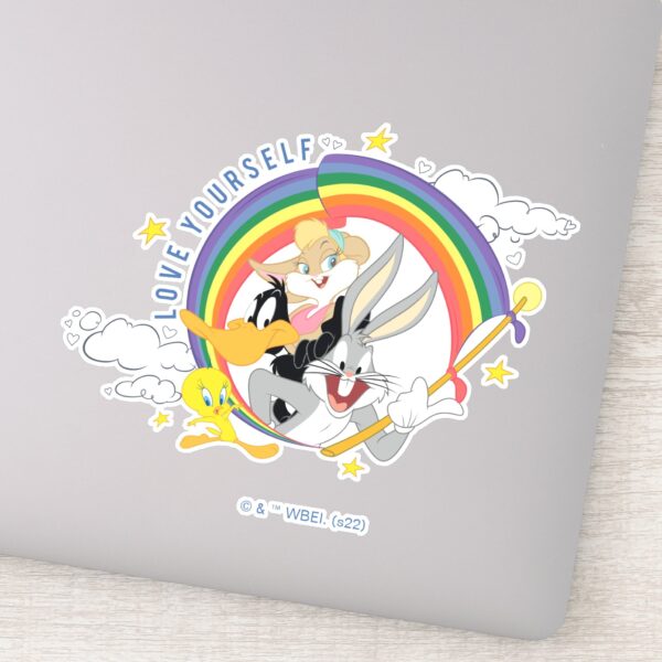 LOONEY_TUNES™_-_Love_Yourself_Pride_Badge_Sticker_1 LOONEY TUNES™ Love Yourself Pride Badge Sticker