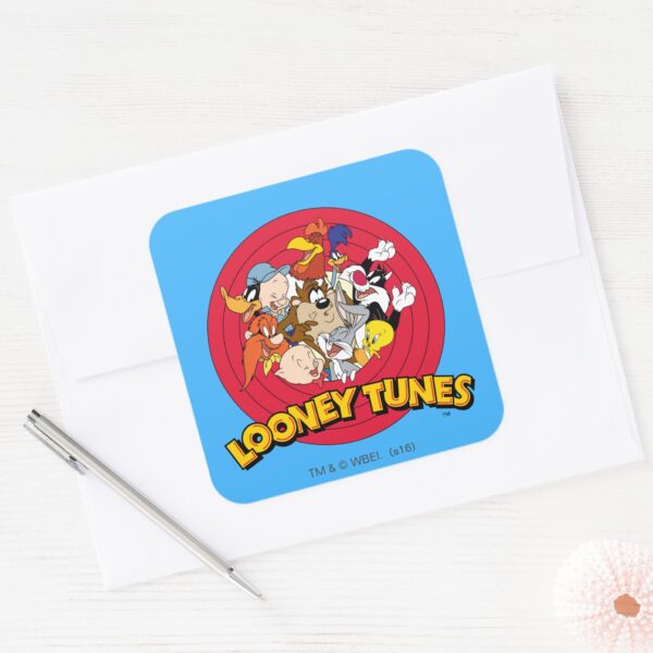 LOONEY_TUNES™_Character_Logo_Square_Sticker_3 LOONEY TUNES™ Character Logo Square Sticker