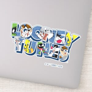 LOONEY TUNES™ Characters In Lettering Sticker