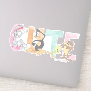 LOONEY TUNES™ Cute Watercolor Wordmark Sticker