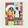 LOONEY_TUNES™_DAFFY_DUCK™_Holiday_Quackers_Square_Sticker_1 LOONEY TUNES™ DAFFY DUCK™ Holiday Quackers Square Sticker