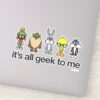LOONEY TUNES™ Nerds All Geek To Me Sticker