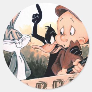 LOONEY TUNES™ Rabbit Seasoning Classic Round Sticker
