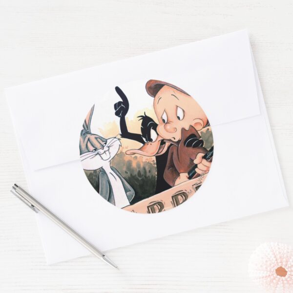 LOONEY TUNES™ Rabbit Seasoning Classic Round Sticker