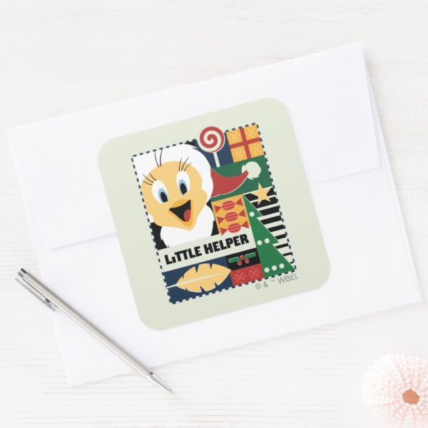 LOONEY_TUNES™_TWEETY™_Little_Helper_Square_Sticker_3 LOONEY TUNES™ TWEETY™ Little Helper Square Sticker