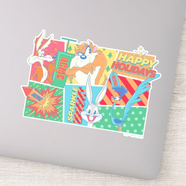 LOONEY_TUNES™___Happy_Holidays_Pattern_Sticker_1 LOONEY TUNES™ Happy Holidays Pattern Sticker